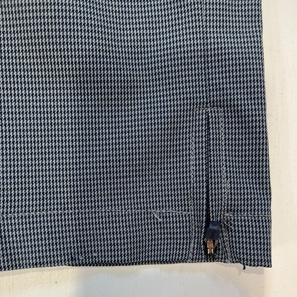 Bonobos Maide Straight Leg Blue Houndstooth Golf Pants - Size 33 x 30 - Picture 6 of 7